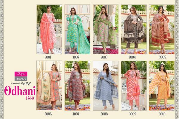 Diya Odhani Vol-3 – Kurti Pant With Dupatta